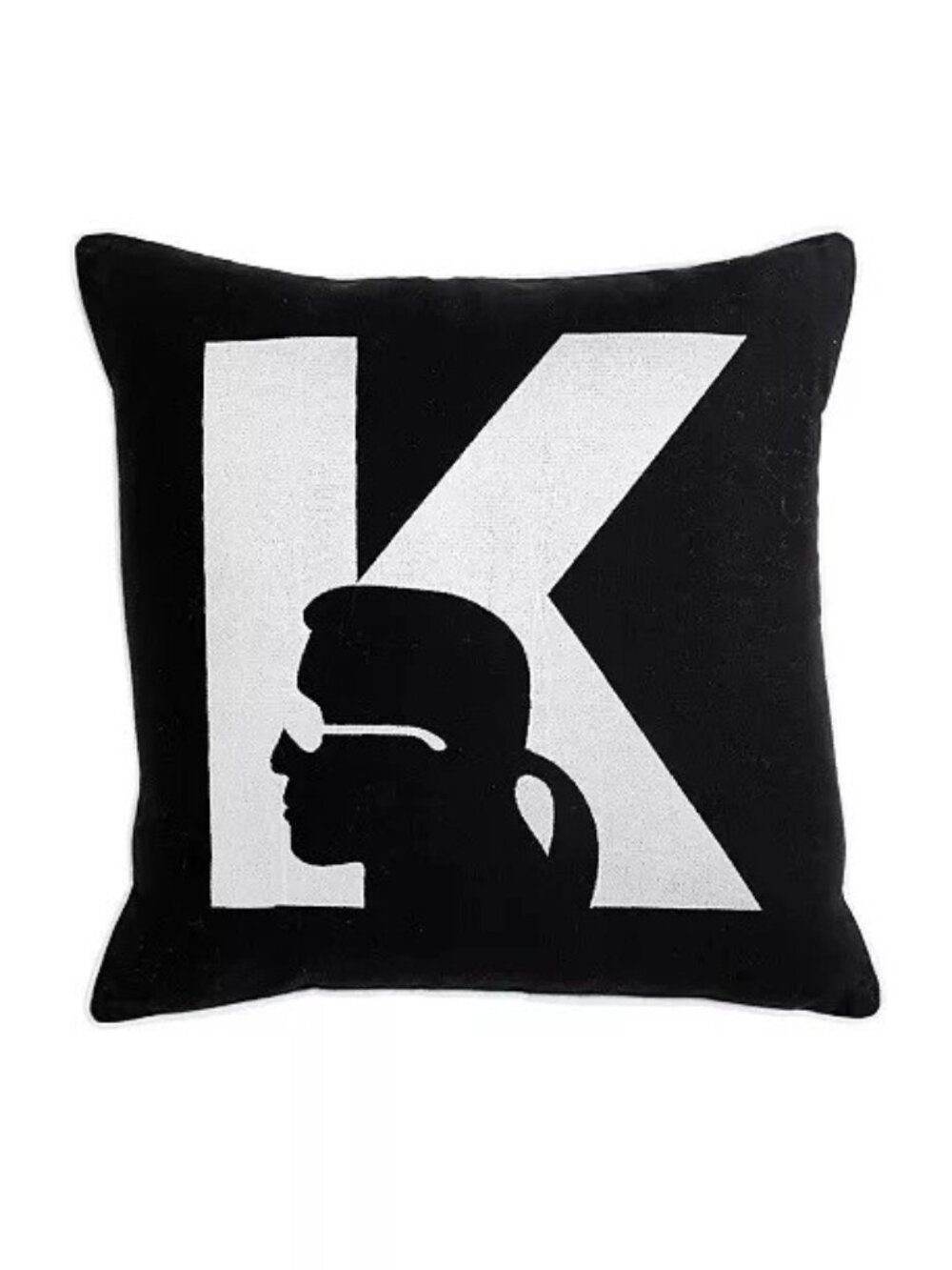 Karl Lagerfeld Paris Silhouette Decorative Pillow, NWT 18" x 18"